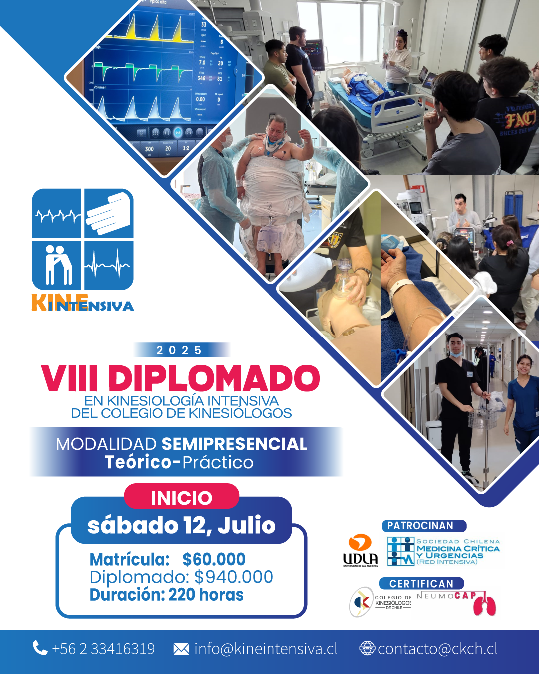Diplomado en Kinesiología Intensiva – Colegio de Kinesiólogos de Chile