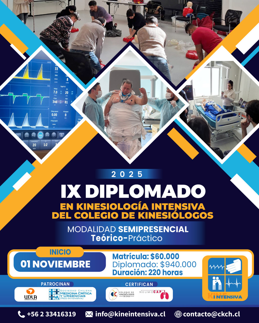 IX versión del Diplomado de Kinesiología Intensiva