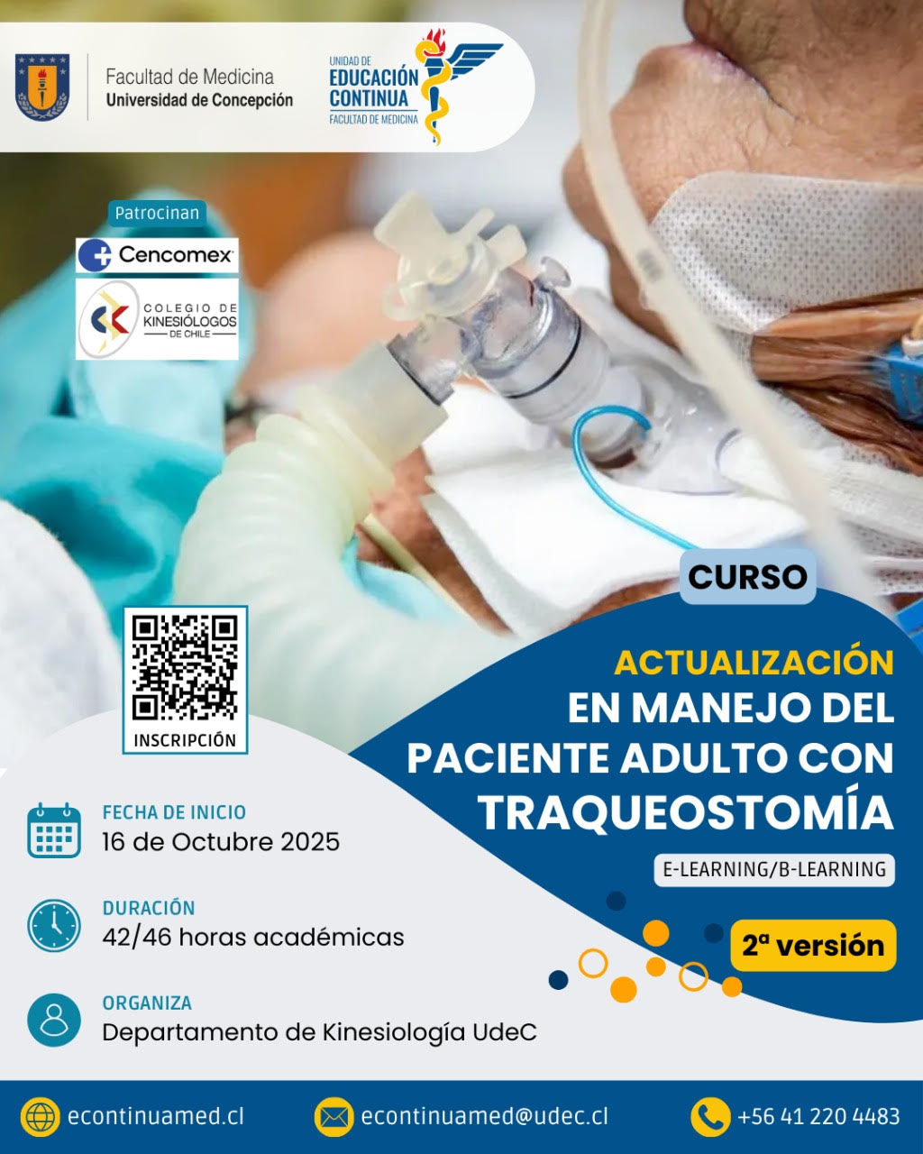 Curso Actualización en Manejo del Paciente Adulto con Traqueostomía