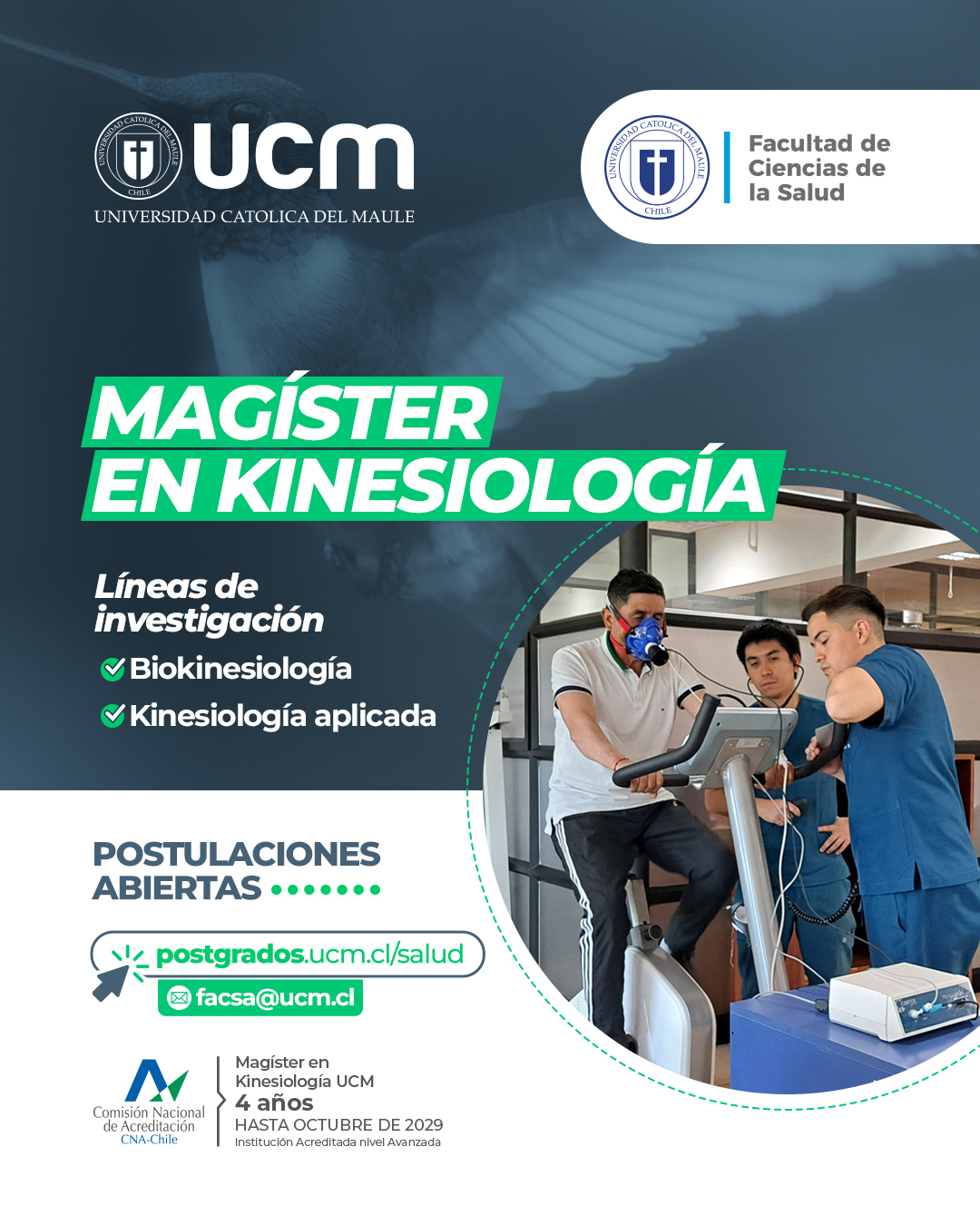 Magister en Kinesiología, Universidad Católica del Maule